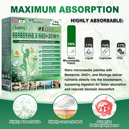 🏥𝑶𝒏𝒍𝒊𝒏𝒆 𝑷𝒉𝒂𝒓𝒎𝒂𝒄𝒚💖𝐏𝐮𝐫𝐞𝐥𝐨𝐫𝐚® NAD × 𝐄𝐆𝐂𝐆 20-𝐢𝐧-𝟏 𝐀𝐝𝐯𝐚𝐧𝐜𝐞𝐝 𝐍𝐚𝐧𝐨 𝐌𝐢𝐜𝐫𝐨𝐧𝐞𝐞𝐝𝐥𝐞 𝐏𝐚𝐭𝐜𝐡 (💧𝐉𝐮𝐬𝐭 𝐨𝐧𝐜𝐞 𝐚 𝐝𝐚𝐲, 𝐯𝐢𝐬𝐢𝐛𝐥𝐞 𝐜𝐡𝐚𝐧𝐠𝐞𝐬 𝐢𝐧 𝟕 𝐝𝐚𝐲𝐬) ✅𝐅𝐨𝐫 𝐨𝐛𝐞𝐬𝐢𝐭𝐲, 🅛🅞🅞🅢🅔 🅢🅚🅘🅝,𝐝𝐢𝐚𝐛𝐞𝐭𝐞𝐬, 𝐬𝐥𝐞𝐞𝐩 𝐚𝐩𝐧𝐞𝐚, 𝐣𝐨𝐢𝐧𝐭 𝐢𝐬𝐬𝐮𝐞𝐬, 𝐚𝐧𝐝 𝐦𝐨𝐫𝐞