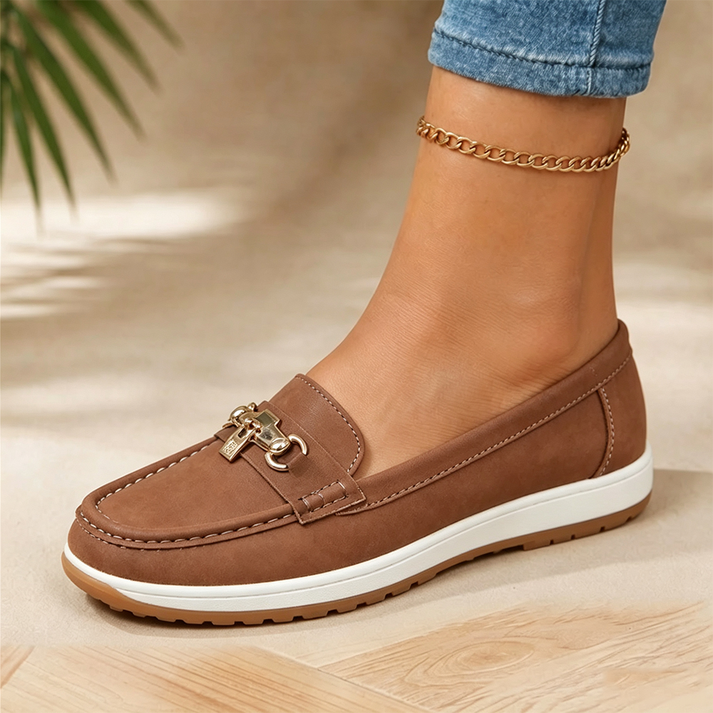 Women's Casual Sporty Slip-On PU Leather Sneakers56789