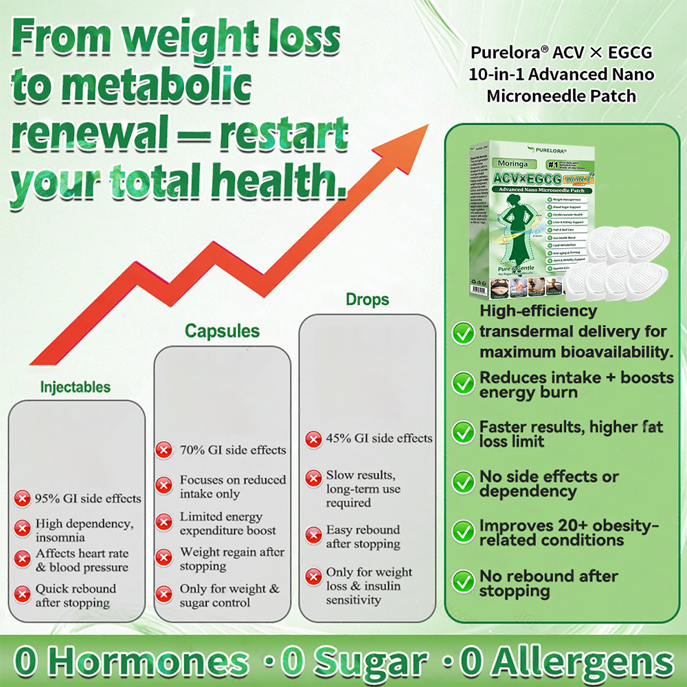 🏥  Online Pharmacy|𝐏𝐮𝐫𝐞𝐥𝐨𝐫𝐚® 𝐀𝐂𝐕 × 𝐄𝐆𝐂𝐆 𝟏𝟎-𝐢𝐧-𝟏 𝐀𝐝𝐯𝐚𝐧𝐜𝐞𝐝 𝐍𝐚𝐧𝐨 𝐌𝐢𝐜𝐫𝐨𝐧𝐞𝐞𝐝𝐥𝐞 𝐏𝐚𝐭𝐜𝐡 (💧𝐉𝐮𝐬𝐭 𝐨𝐧𝐜𝐞 𝐚 𝐝𝐚𝐲, 𝐯𝐢𝐬𝐢𝐛𝐥𝐞 𝐜𝐡𝐚𝐧𝐠𝐞𝐬 𝐢𝐧 𝟕 𝐝𝐚𝐲𝐬) ✅𝐅𝐨𝐫 𝐨𝐛𝐞𝐬𝐢𝐭𝐲, 🅛🅞🅞🅢🅔 🅢🅚🅘🅝,𝐝𝐢𝐚𝐛𝐞𝐭𝐞𝐬, 𝐬𝐥𝐞𝐞𝐩 𝐚𝐩𝐧𝐞𝐚, 𝐣𝐨𝐢𝐧𝐭 𝐢𝐬𝐬𝐮𝐞𝐬, 𝐚𝐧𝐝 𝐦𝐨𝐫𝐞