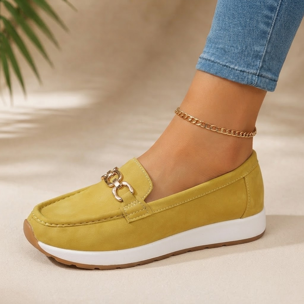 Women's Casual Sporty Slip-On PU Leather Sneakers56789