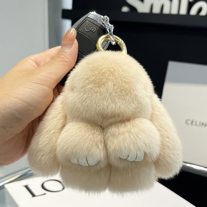 💕🐰 Handmade Soft Bunny PomPom Charms(🎁Boxed Edition)