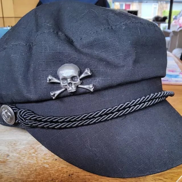 💀100% Handmade - Vintage Gothic Skull Brooch🔥