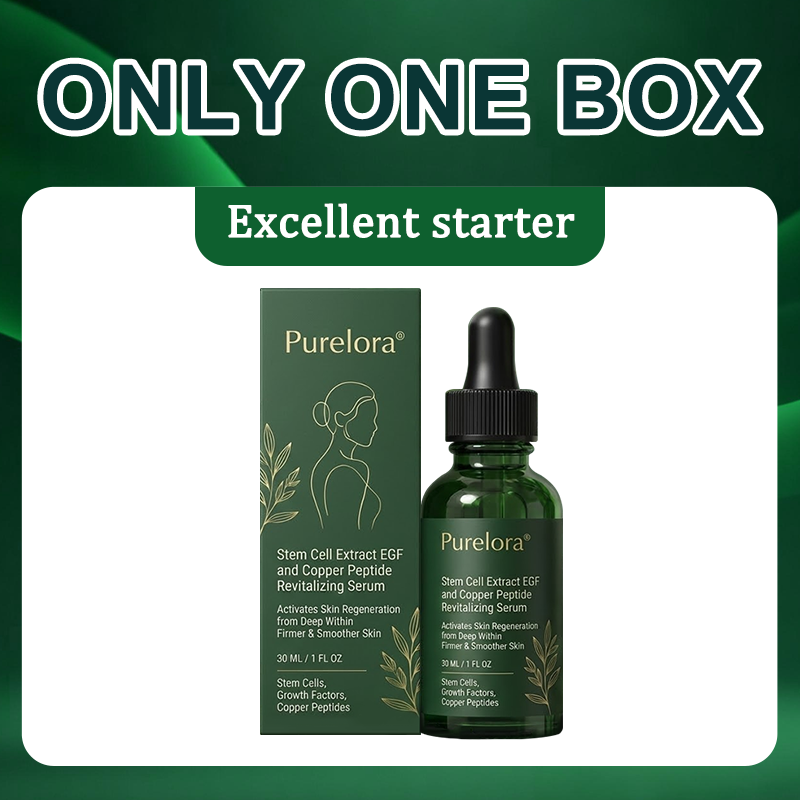 💖Change from the inside out | Purelora® Stem Cell–Derived EGF & Copper Peptide Activating Serum  (Deeply activates skin renewal from within for firmer, smoother-looking skin)